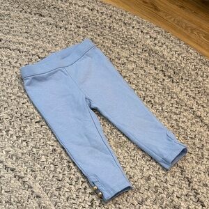 Janie and Jack ponte Blue Leggings